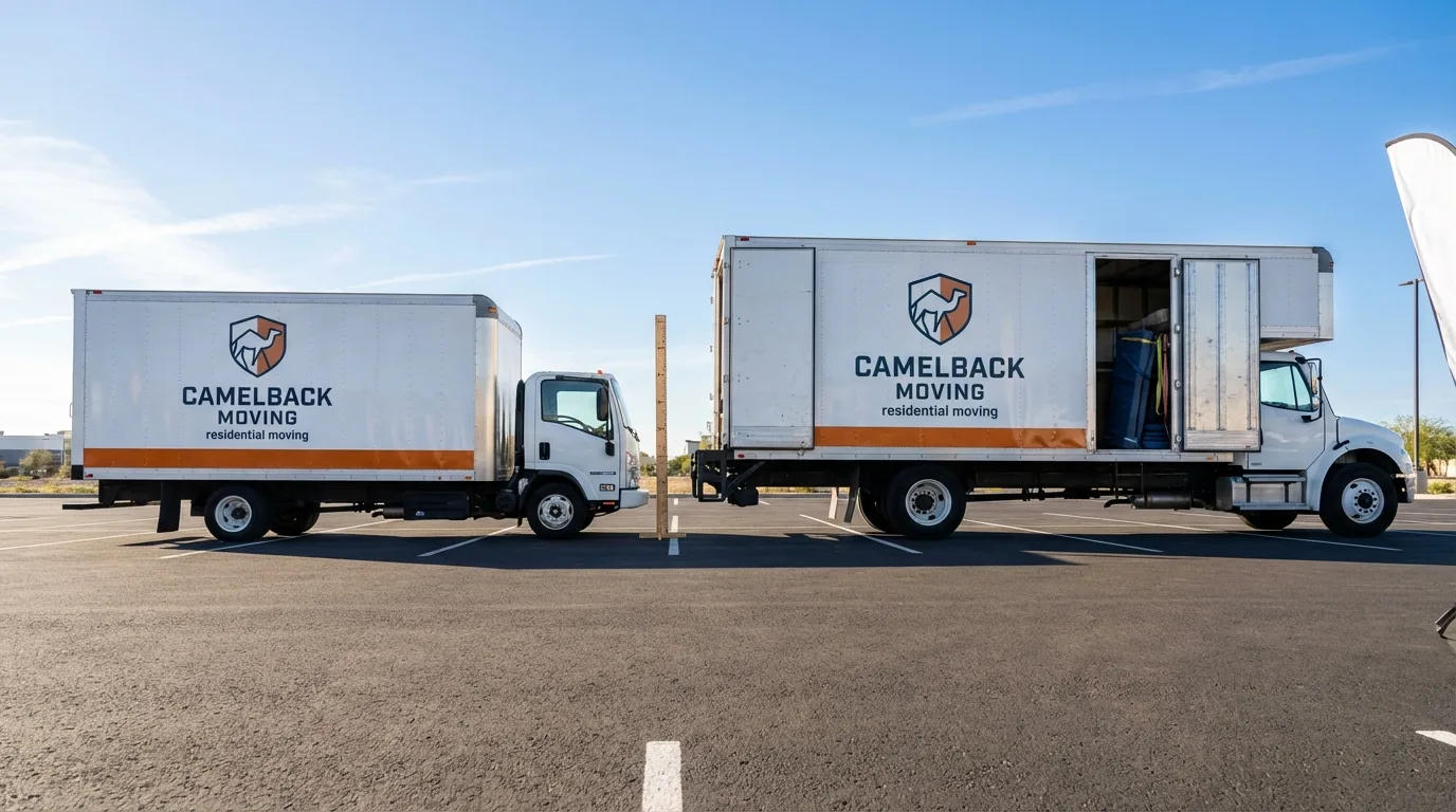 Moving truck size capacity guide in East Elmhurst